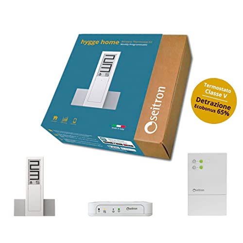 Cronotermostato Wi-Fi Seitron Kit Hygge Home Classe V