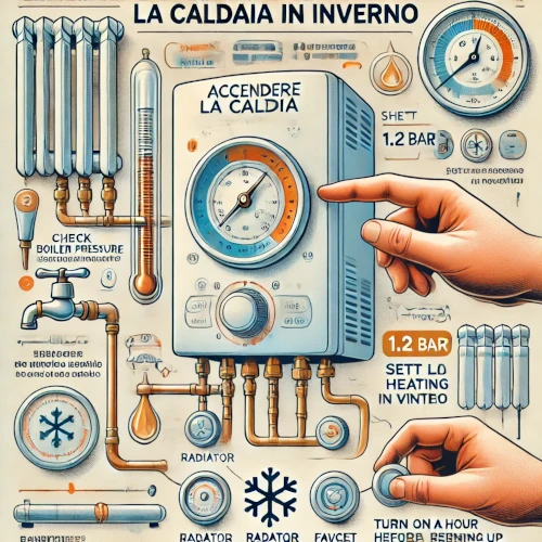 Accendere correttamente la caldaia in inverno