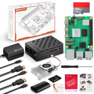 Raspberry Pi 5 8GB Kit con Scheda 64GB e Raffreddamento Attivo