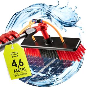 Kit Pulizia Pannelli Fotovoltaici BoomDing - 4,6 m Estensibile